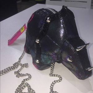 New Betsey kitsch Triceratops Crossbody Bag